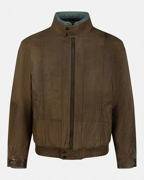 Reversible Leather/Denim Jacket