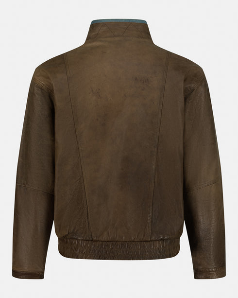 Reversible Leather/Denim Jacket