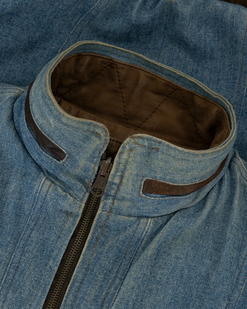 Reversible Leather/Denim Jacket