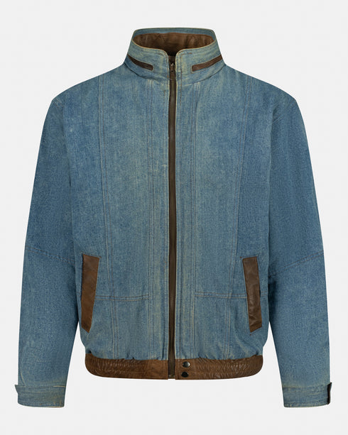 Reversible Leather/Denim Jacket