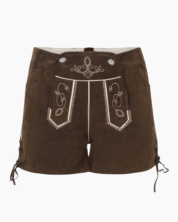 Yolanda Suede Shorts