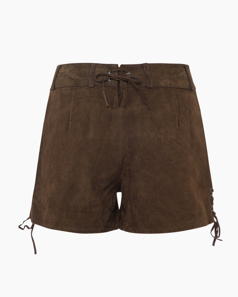 Yolanda Suede Shorts
