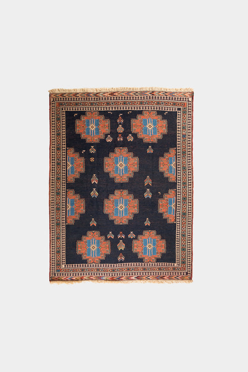 Afshar Terracotta Rug - Rare