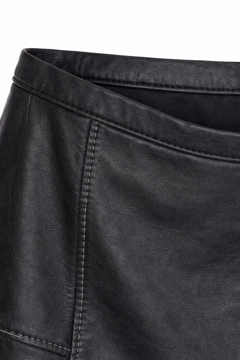 Gwen Leather Skirt
