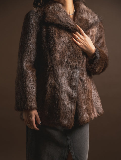 Raccoon Vintage Fur Jacket