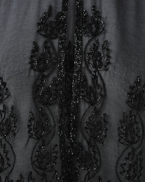 Beaded Sheer Cardigan