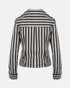 Striped B&W Jean Jacket