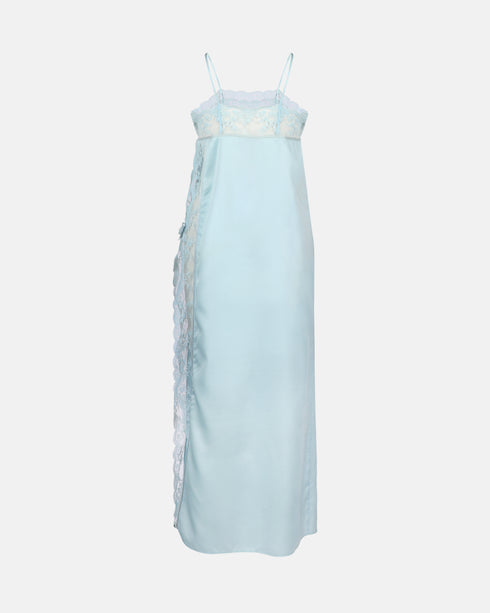 Baby Blue Silk Slip