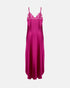 Magenta Silk Slip